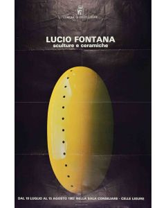 Lucio Fontana- Exhibition Poster 