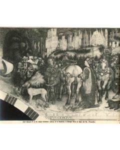 Saint George and the Princess by Pisanello - Vintage Photograph