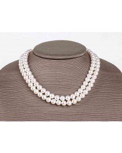 Pearls and Diamonds Necklace - SOLD
