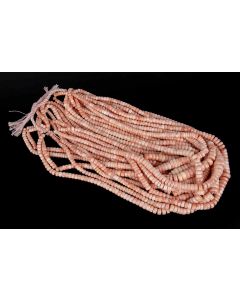 14 Loose Pink Coral Strands Washers - SOLD
