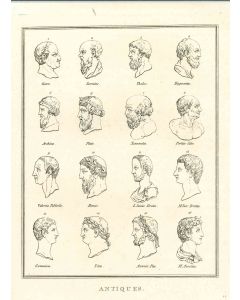 Heads of Ancient Men - Johann Caspar Lavater and Thomas Holloway - Old Master's Artworks