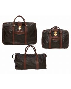 Nazareno Gabrielli Vintage  Suitcases Brown Leather  