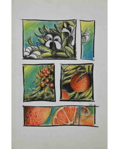 Perrine Gretener - Orange Blossoms and Oranges - Contemporary Art