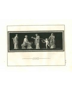 Ancient Roman Painting - The Reverence Scene