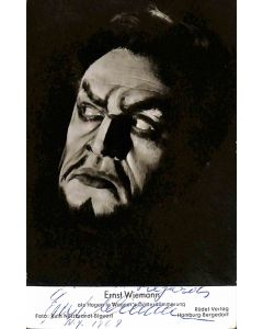 Ernst Wiemann Autographed Photograph