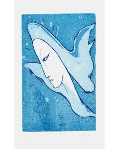 Guelfo Bianchini - Blue Angel - Contemporary Art
