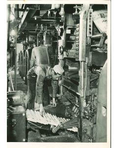 Modern Newspaper Plant - American Vintage Photograph