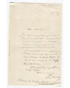 Autograph Letter by Leon Gambetta - Original Manuscripts