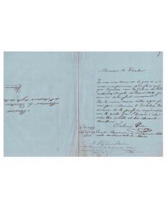 Rare Autograph Letter by José Salomé Pina