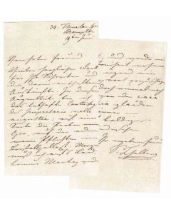 Autograph Letter by Sigismund Thalberg