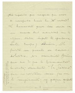 Autograph Document by Salvator de Madariaga - Original Manuscripts