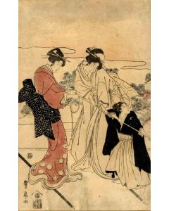 Utagawa Toyohiro - Bijinga (New Year Festivities) - Modern Artwork