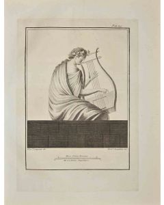Lyre Player from  "Antiquities of Herculaneum"  