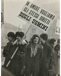 Women Manifestation - Vintage b/w Photo    