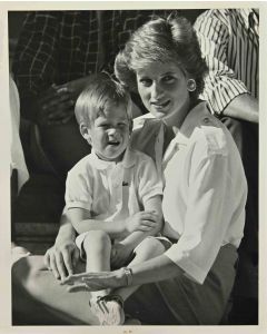 Lady Diana and Prince Harry - Vintage Photograph 
