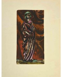 Ernest Fouard - A draped Woman - Contemporary Artwork 