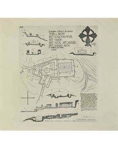 Lino Bianchi Barrivera - Plan and Section of Ethiopian churches - Modern Artwork 