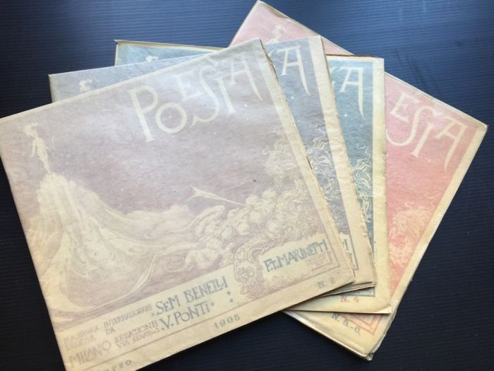 Poesia. International Magazine by F.T. Marinetti - Complete Collection - SOLD
