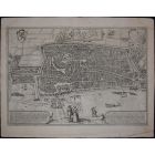 Utrecht, Antique Map from "Civitates Orbis Terrarum"