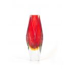 Red Crystal Vase