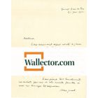 Autograph Apology Letter by Max Jacob