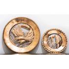 Pair of Copper Pierced Plates