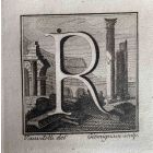 Antiquities of Herculaneum  - Letter of the Alphabet R