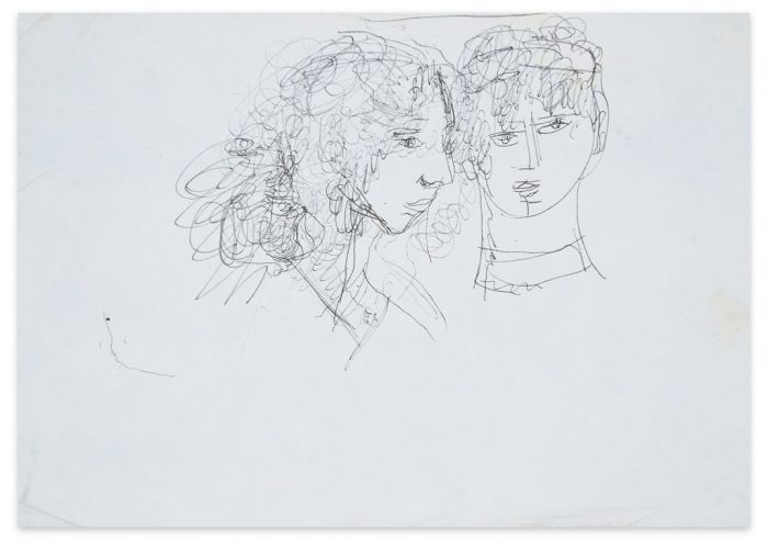 Two Portraits by Jeanne Daour - Modern Artwork