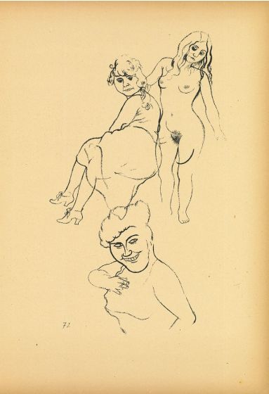 Youth from Ecce Homo by George Grosz - Modern Artwork