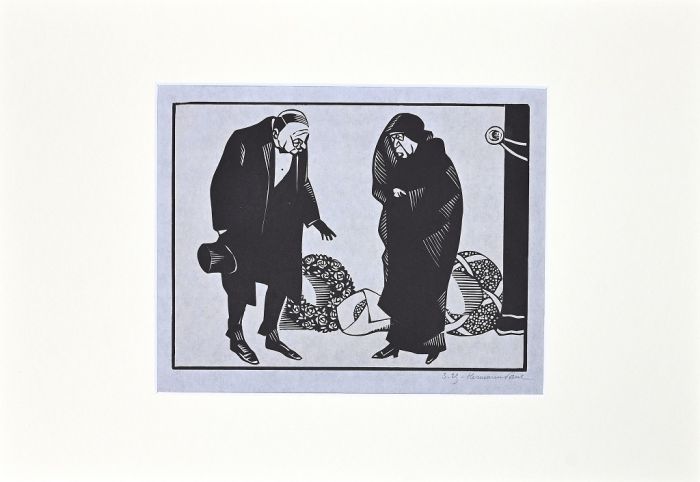 The Widow by Hermann-Paul - Modern Artwork