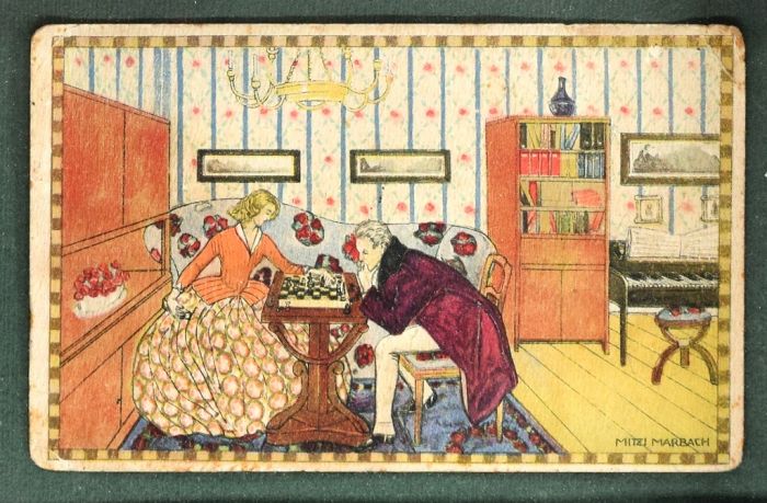 Chess Game by Mitzi Marbach - Modern artwork