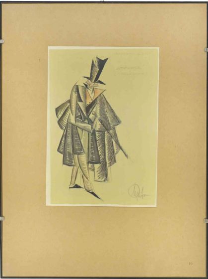 Sketch for a theatrical Costume