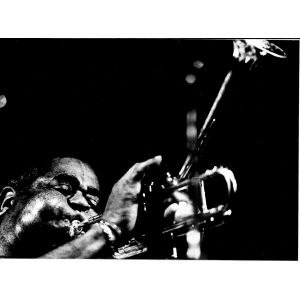 Dizzy Gillespie Playing the Trumpet
