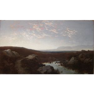 Giulio Aristide Sartorio, Landscape, Artwork, Modern Art, Roman countryside.