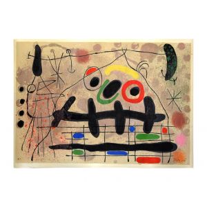 Le Lézard aux Plumes d’Or by Joan Miró - Contemporary Artwork