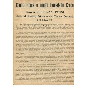 Contro Roma e contro Benedetto Croce