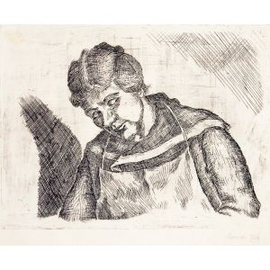 Female Figure Sleeping by Giorgio Morandi