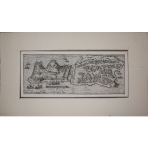 Corfu, Antique Map from 