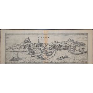 Heraklion, Antique Map from 