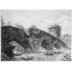Ponte Lucano tre miglia da Tivoli, sotto il quale passa l’Aniene