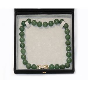 Necklace with Jade Spheres