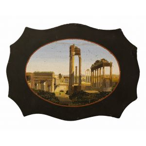 Paperweight with Roman Forum view
