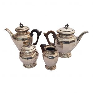 Tea And Coffee Silver Set  by Enrico Messulam - Decorative Object