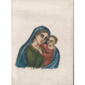 La Vierge et l'Enfant by Henri Joseph Dubouchet - Modern Artwork