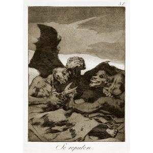 Se Repulen by Francisco Goya - Old Master Artwork