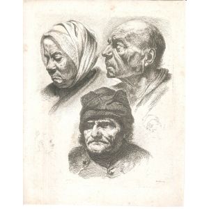 Study of Five Heads