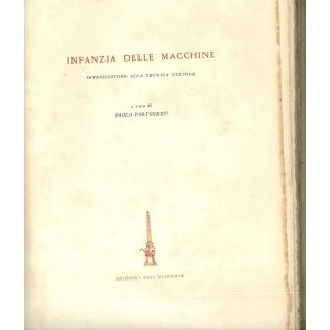 Infanzia delle macchine by Paolo Portoghesi - Rare Book