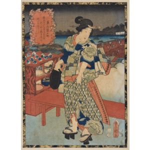 Geisha by Utagawa Kunisada - Old Master Artwork