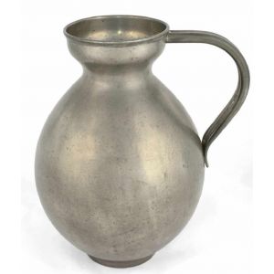 Vintage Pewter Vase with Handles