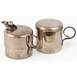Two Vintage Silver-Plated Pitchers